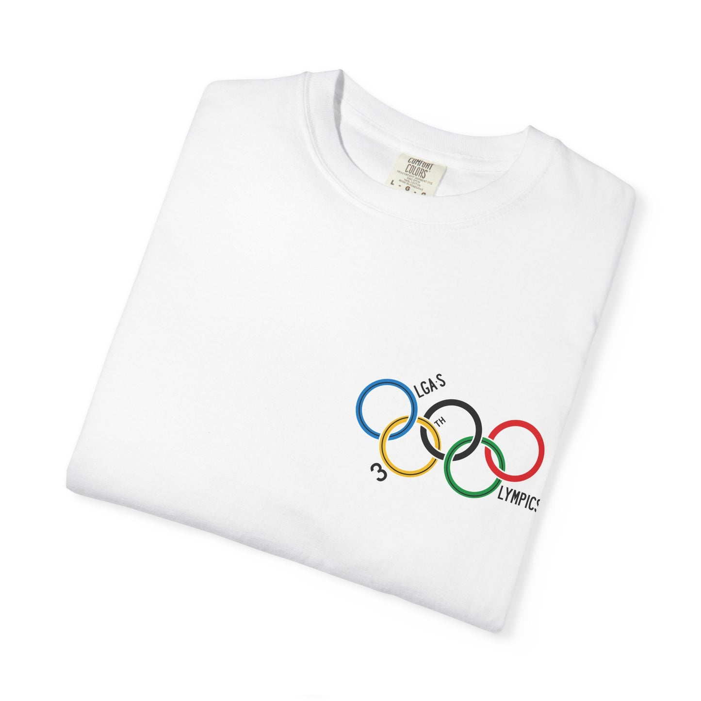 Olympic Rings Graphic T-Shirt — Retro Minimal Sports Tee