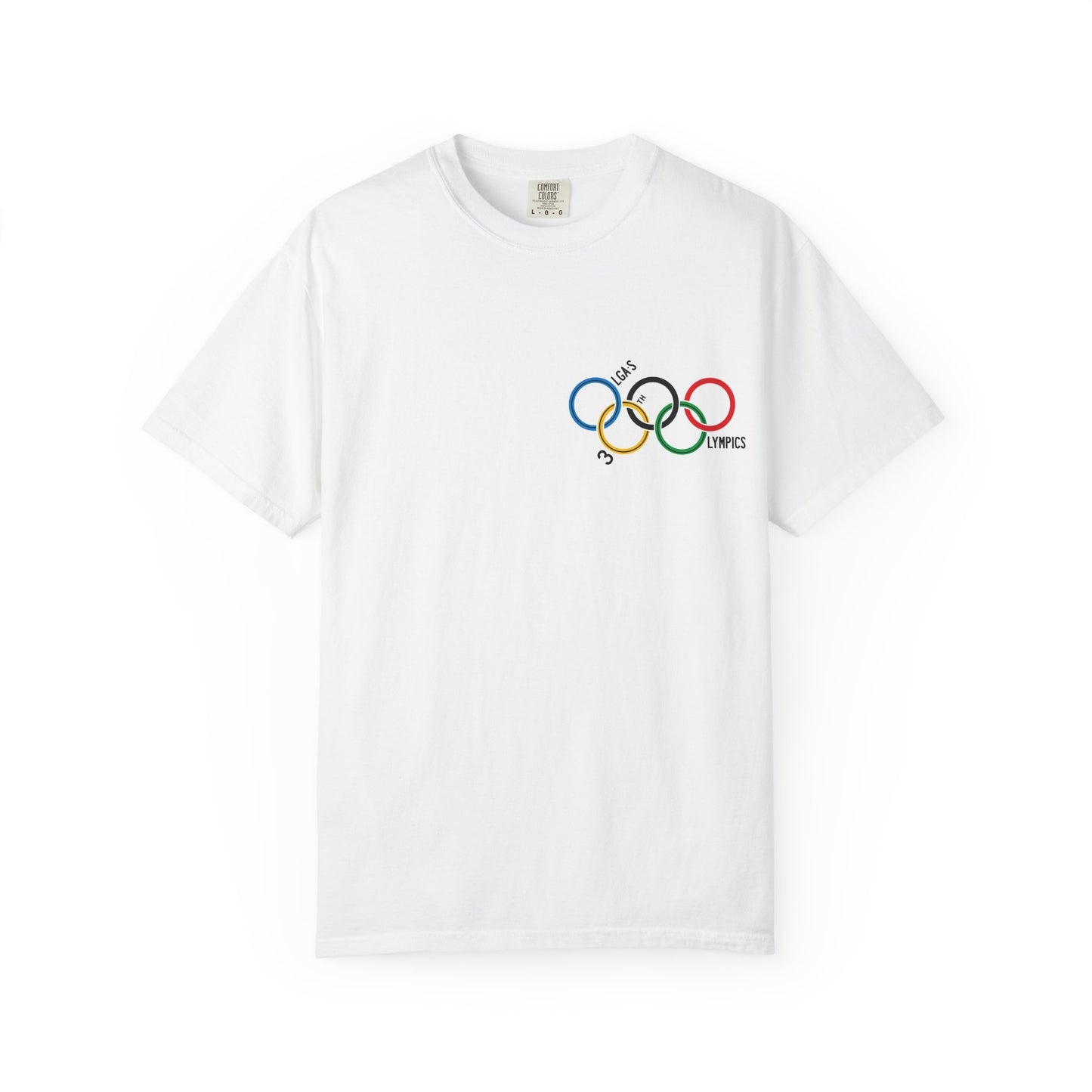 Olympic Rings Graphic T-Shirt — Retro Minimal Sports Tee
