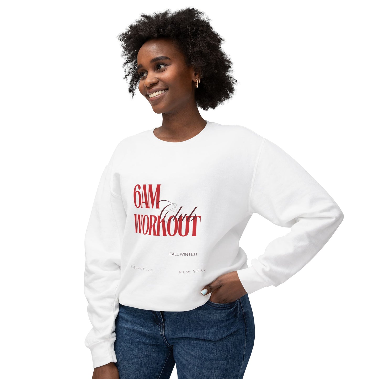 6am Workout Club Crewneck Sweatshirt