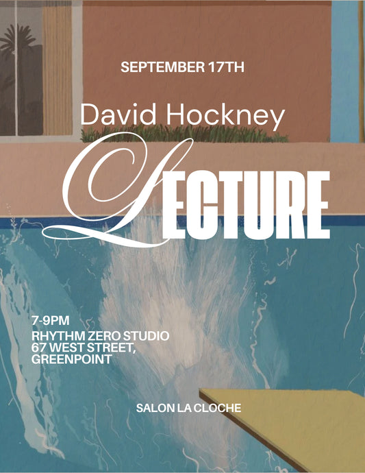 David Hockney Lecture I September 17th
