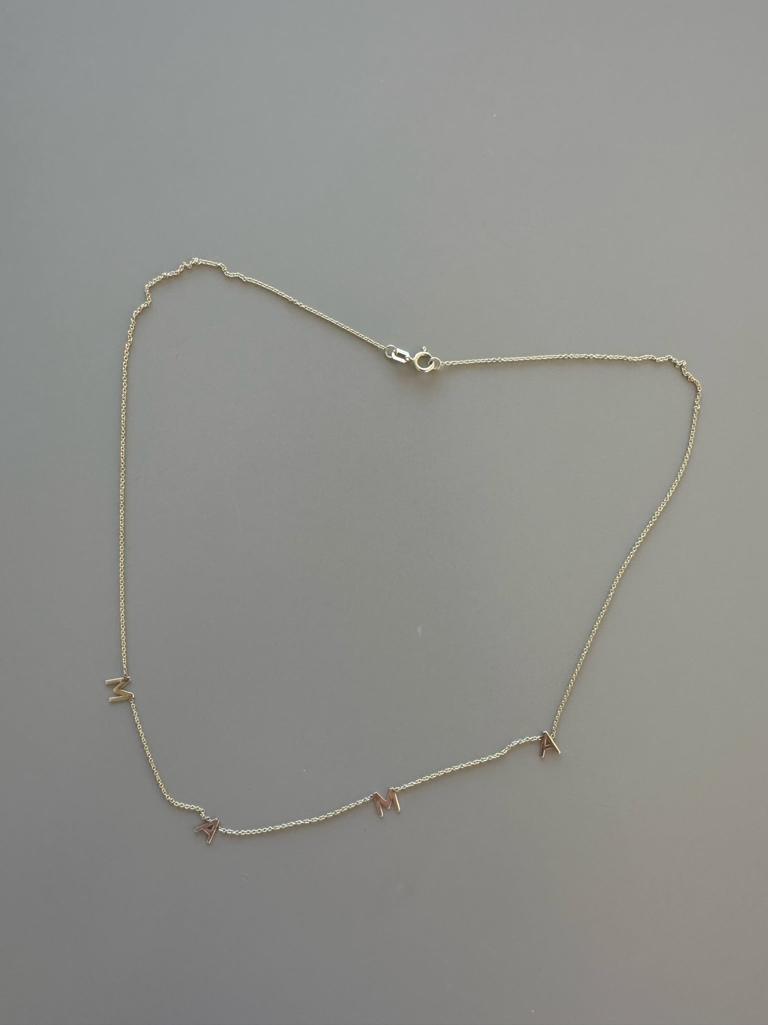 MAMA Necklace in 14k solid gold