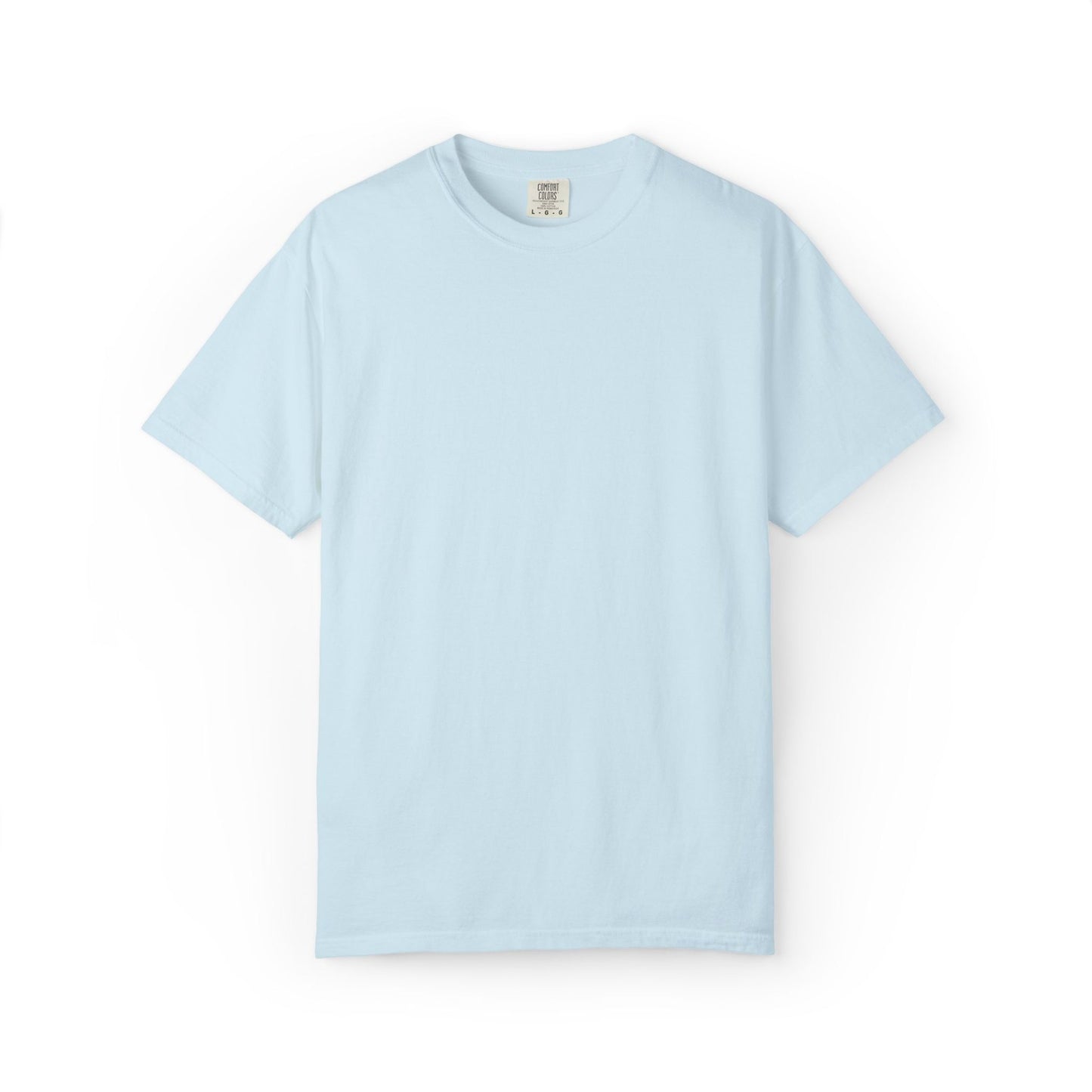 Front view of the Mother's Day New York Mama cotton T-shirt in chambray
