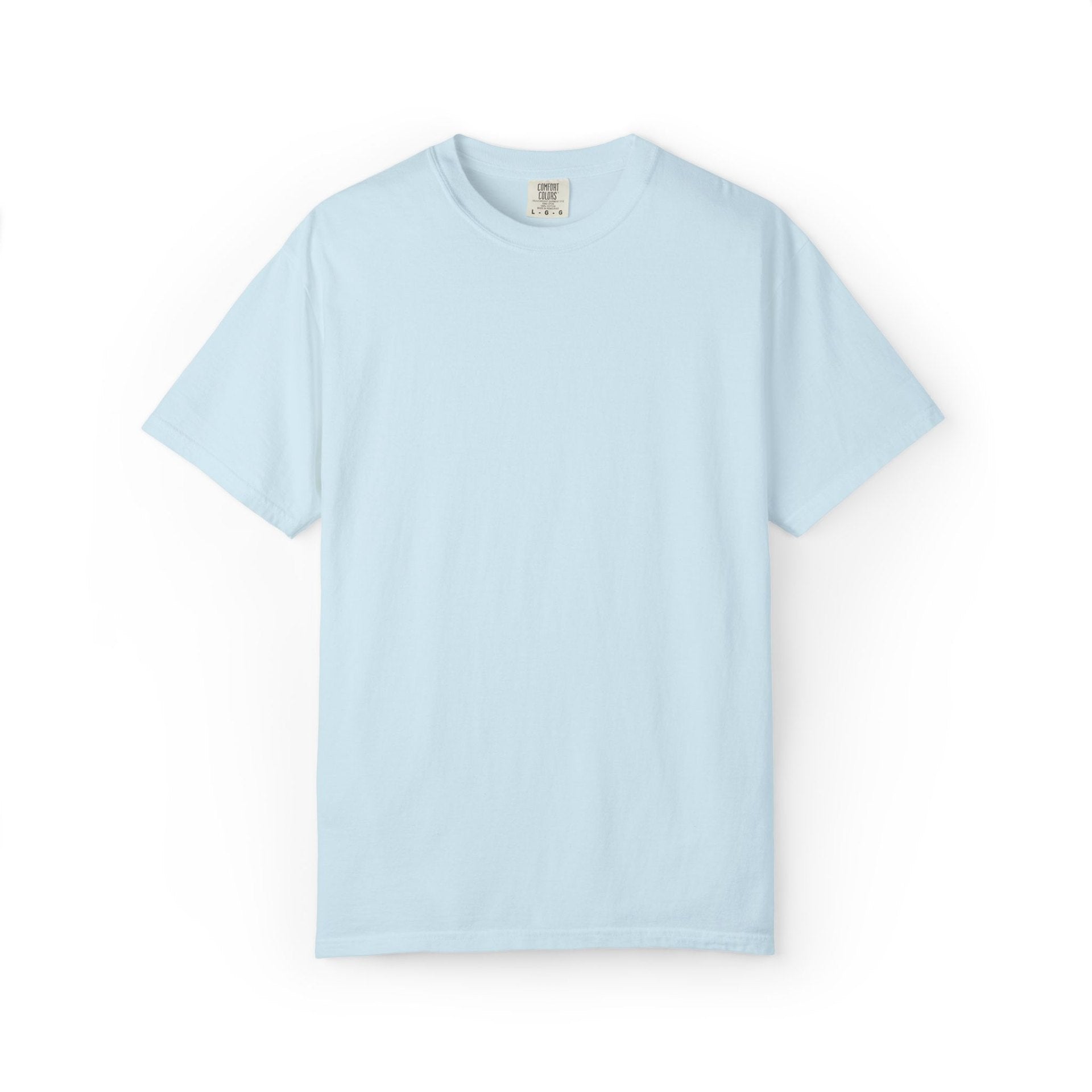 Front view of the Mother's Day New York Mama cotton T-shirt in chambray