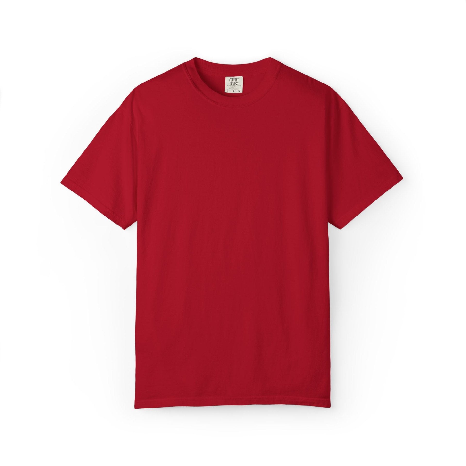Front view of the Mother's Day New York Mama cotton T-shirt in red